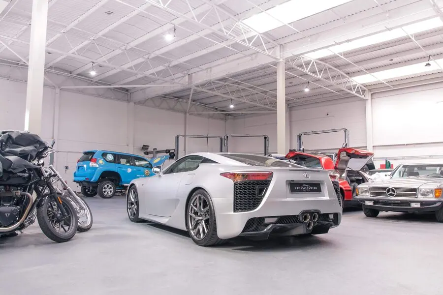 Lexus LFA supercar prepared for international car transport